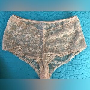 50% OFF SALE!!  Felina Nude Lace Brief, Large